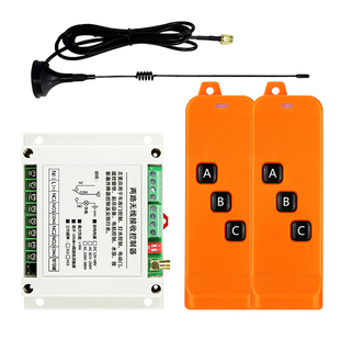 FSK抗干扰马达遥控开关大棚卷帘机倒顺智能2M20V380V限位控制器