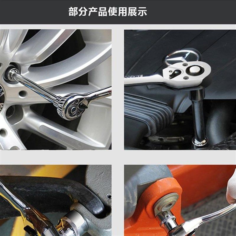 24件套蓝带套筒m火星汽修光柄快速棘轮扳手接杆工具铁盒套装,包装,五金配件包装,淘宝优惠券,粉丝福利购,淘宝优惠卷
