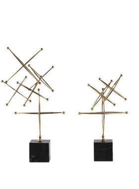 欧Z99a577-8式简创摆约金属摆件创意级高感客厅办公装饰摆件意北