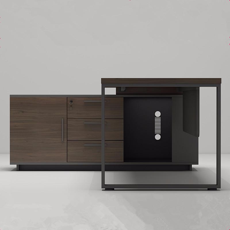 办公家具老板桌简约现代总v裁经理办公桌子主管办公室办公桌椅组