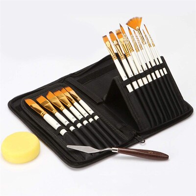 15PCS Painting Brushess Set Drawing Pigments Art Supplies To