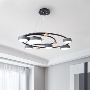 Solid Wood Simple Decor Nordic LEmD Lights Modern Pendant