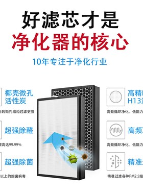 适配Hisense海信空气净化器KJ400F-FAD/270F-FA滤网KJFA滤Z芯FADW