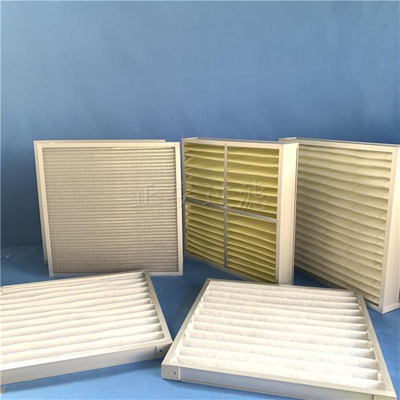 G4初效板式d过滤器592x592x46 板框F7中效袋式过滤器592x592x500