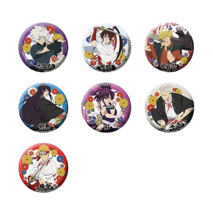 喵喵现货正版地狱乐双闪徽章 官谷动漫周边 佐切画眉丸徽章 收藏