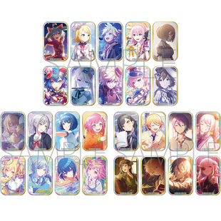 喵喵预订- 色彩舞台 Pjsk 初音未来 方徽章 吧唧 vol.38抱盒 m