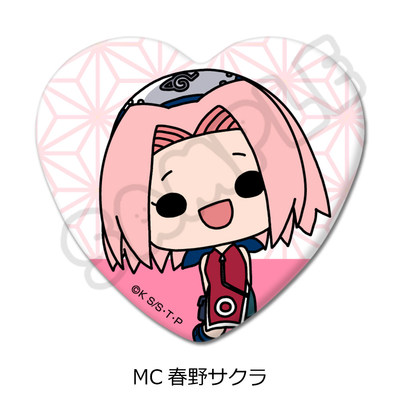 /预 订/   火影忍者 NARUTO mochocho 心形吧唧徽章