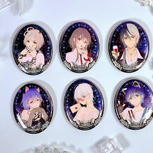 喵喵现货正版  Vsinger 夏夜&夏日派对系列 洛天依款 徽章盲盒透