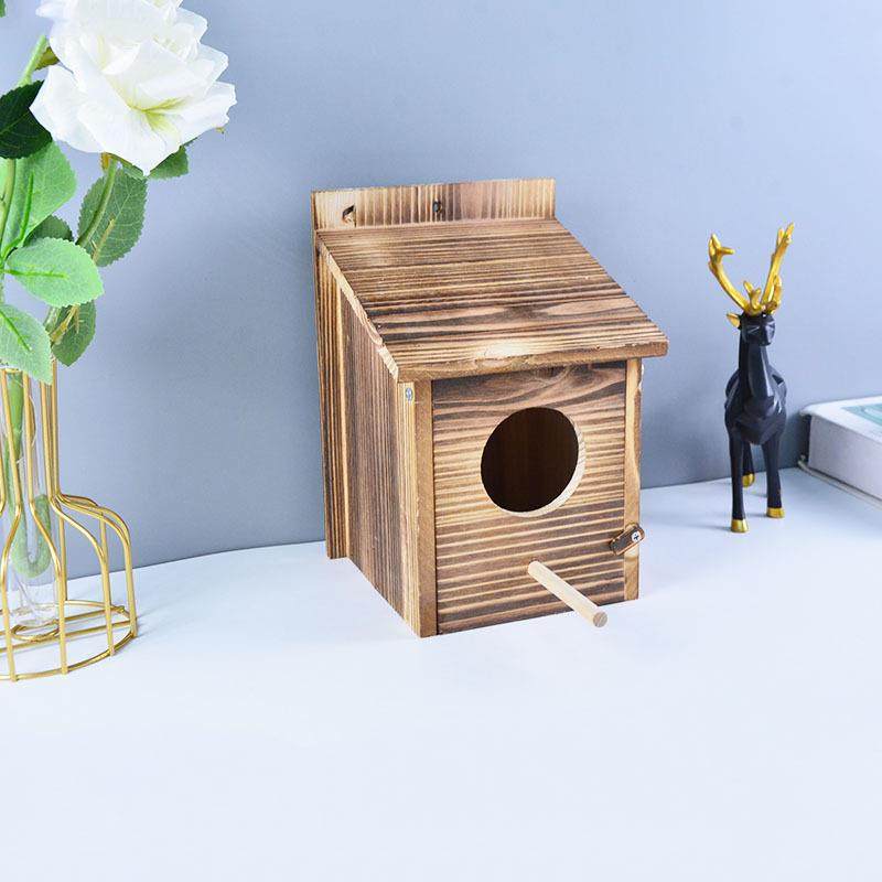 爆款厂家供应创意木质户外鸟窝喂鸟器园林喂食器新款桐木鸟巢鸟屋,家居饰品,木雕,淘宝优惠券,粉丝福利购,淘宝优惠卷