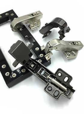 爆款OQ5M165度转角柜门铝框铰链180度平齐装门正45度五角柜铝框玻