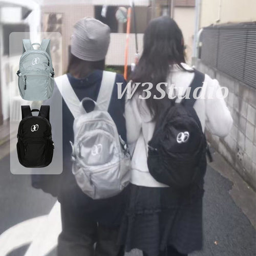 W3Studio韩国小众尼龙ason双肩包女包包通勤旅游轻便包大容量书包