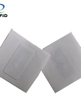 珠宝电子标签30*15mm高v频 ICODE-X不干胶湿标签铜版纸标签