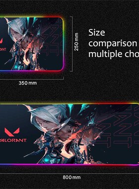 Valorant Gamer Mousepad RGB Laptop Mouse POad XXL MousePad G