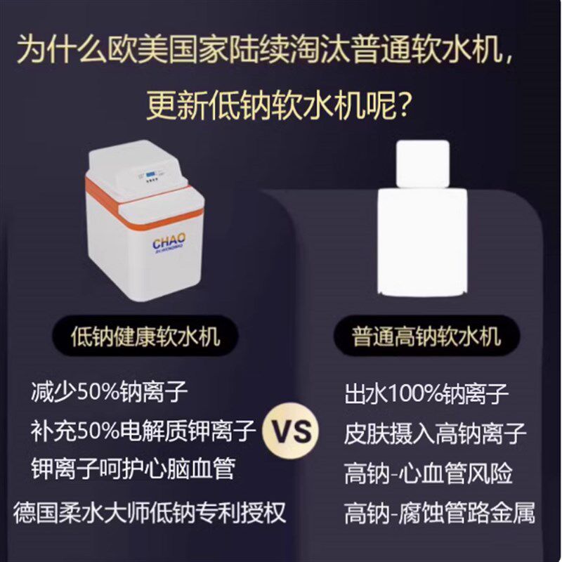(双11提前f购)超级熊猫无盐软水机家用全屋低钠小型别墅中央净水