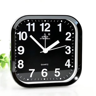 闹钟老人专用钟表台式床头小闹钟超静H音卧室床头钟台式小闹钟学