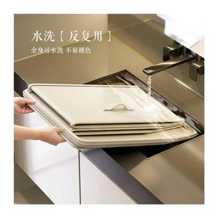 收纳棉麻箱带衣柜天山锁家用重要物品杂物整理筐文件W防水储物厂