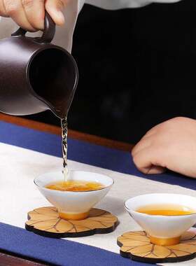 极速月壶功夫清宜兴紫砂公道杯手A工黑茗配件茶具茶道分金砂茶壶
