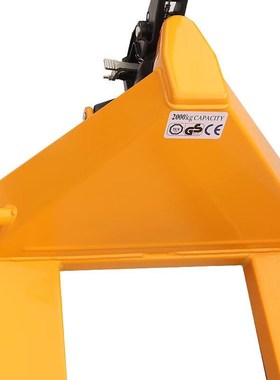 恒冠达手动地牛2.5吨液压托盘搬运叉车DDF款外宽685叉长1220mm聚