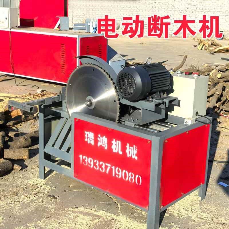 木工全自动圆g木断木机电动下料断料截断锯断料机台式锯裁断切木