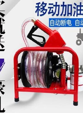 计量加油机组合油抽1m2V24V220v油管自动跳枪抽油泵农机过滤油直