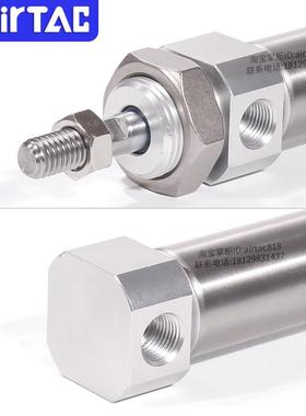 亚德不锈钢迷你气缸MF40X25-50/75/80/100/150/200/30V0/500SU平