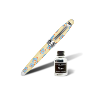 意大利CAMPO MARZIO凯博马尔兹口袋钢笔墨囊礼盒莫奈花园高档金属学手账签字笔情人节礼物