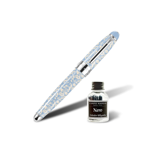 【新品】意大利CAMPO MARZIO凯博马尔兹插画手绘钢笔弥生之春墨囊套装口袋笔高档金属手账签字笔情人节礼物