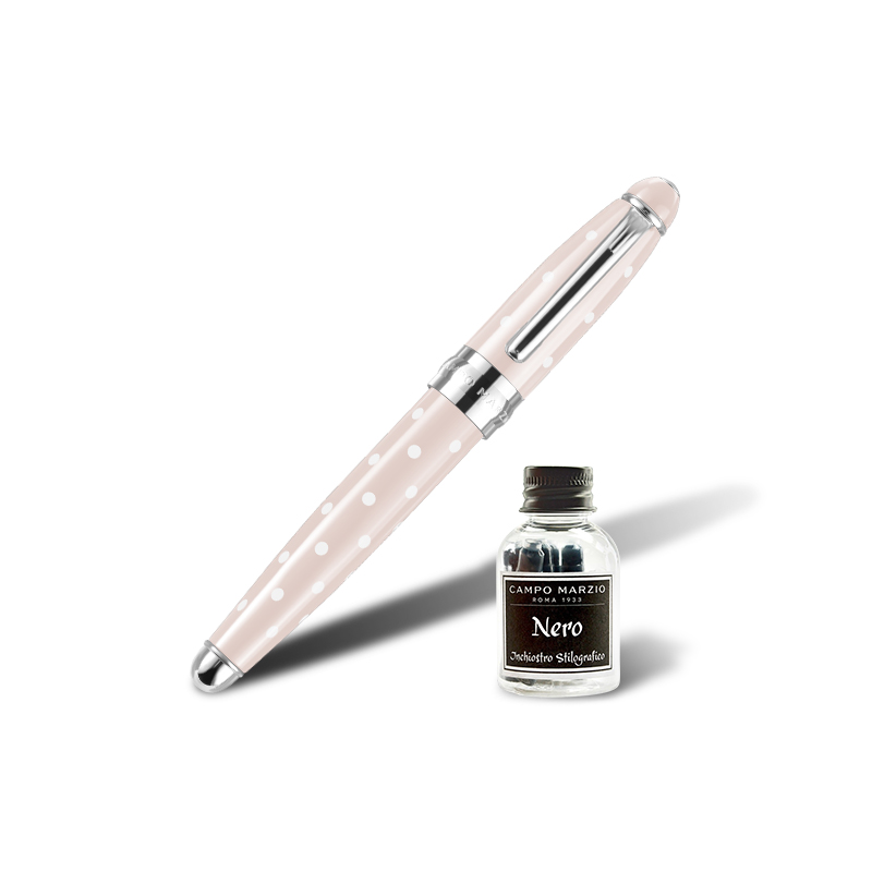 意大利CAMPO MARZIO凯博马尔兹钢笔墨囊礼盒新款波点口袋高档手账签字笔金属学生送礼圣诞礼物