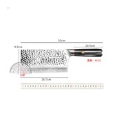 花纹钢VG10菜刀大马士革钢刀9CBR18高碳钢芯厨师专用超快锋利锻打