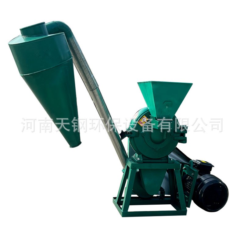 工厂直供新款磨粉机加厚型玉米齿盘粉碎机铸铁V圆盘齿爪粉碎机