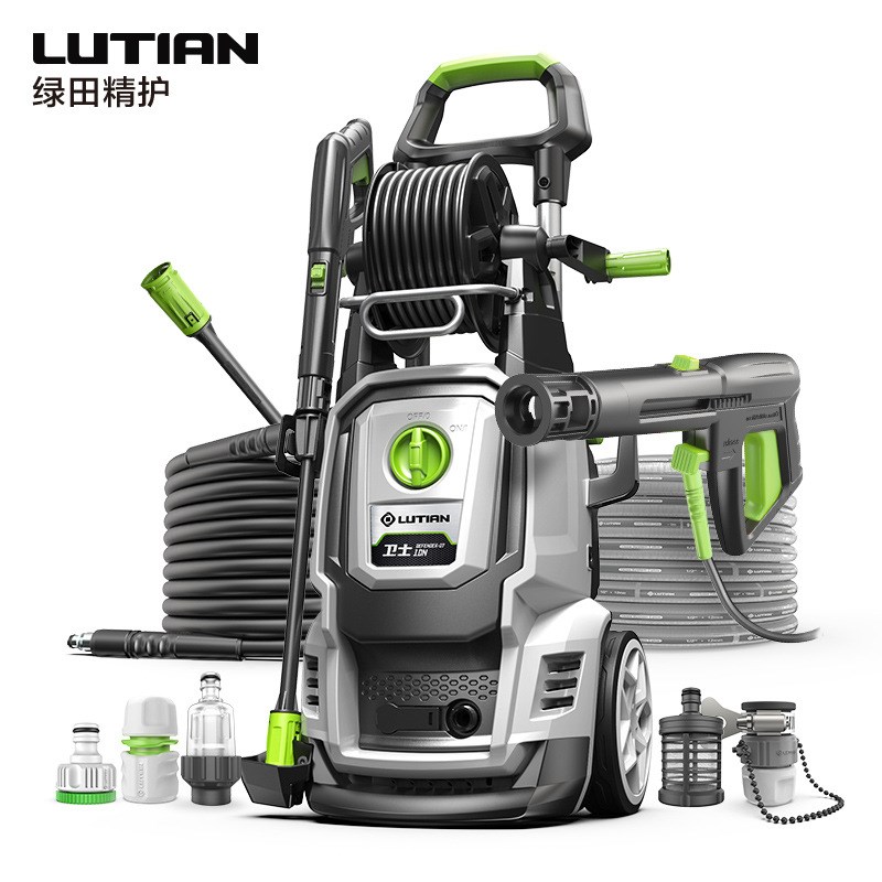 绿田洗车机 2500W感应大功率家用洗B车机器 高压清洗机 卫士-D7ID