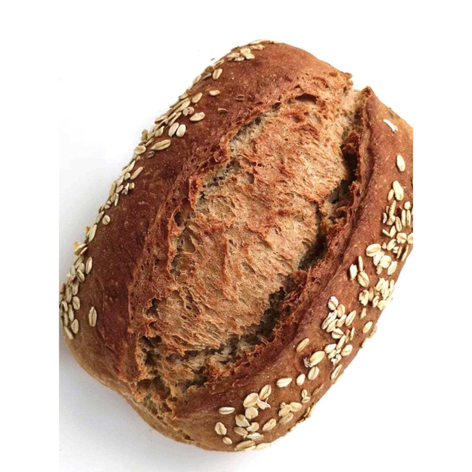 新疆包邮莜麦面包全麦欧包无蔗糖欧式面包手作烘焙杂粮主食餐包熟
