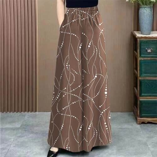 Waisted Dress Women Floral Print Elastic Waist Line Beach