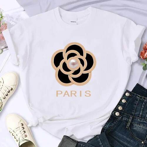 Two-Piece Set Women's Floral Flower Print Tee & Shorts