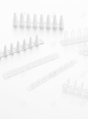 Virya白色pcr管8连管光学平盖3310178科学试验耗材0.1mLPCR8联排