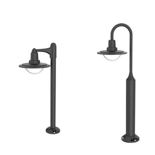 LED户外别墅酒店简约现代庭院灯外壳草坪灯外壳7W10W公园压铸灯壳