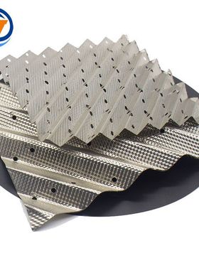 厂家供应刺孔板波纹规整填料 金属材质网状填料 波纹填料