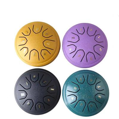 爆款空灵鼓4.5寸8音儿童钢舌鼓忘忧鼓初学者专业级色空鼓打击乐器