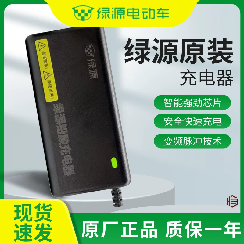 绿源电动车原装充电器48V60V72V12AH20A32A铅酸电池新国标2T4T