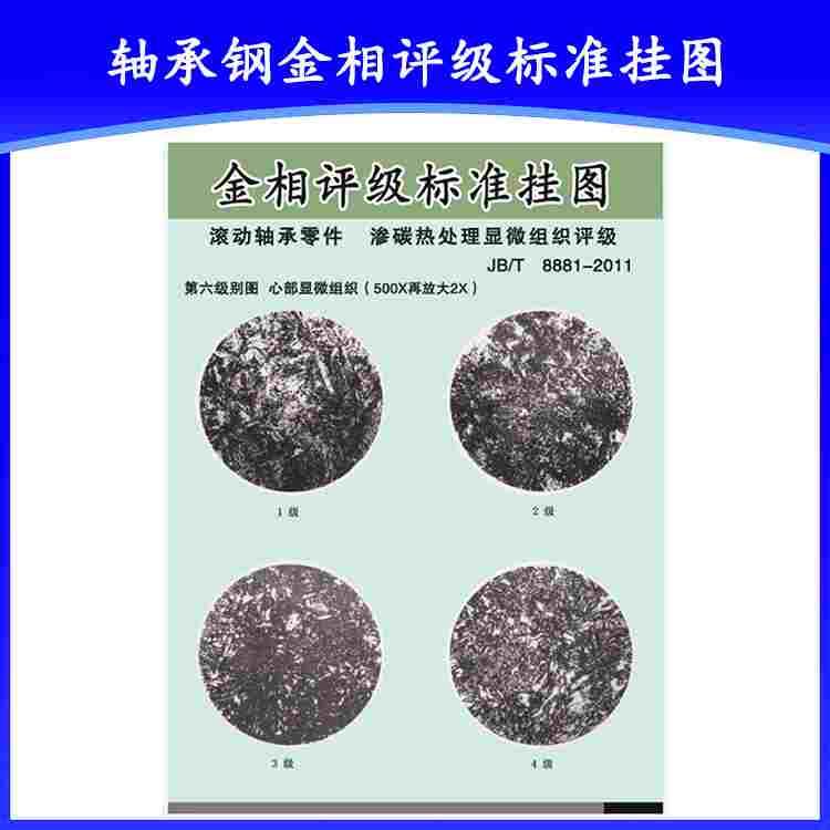 轴承钢金相评级标准挂图GB/T34891-2017渗碳热处理JB/T8881-2011