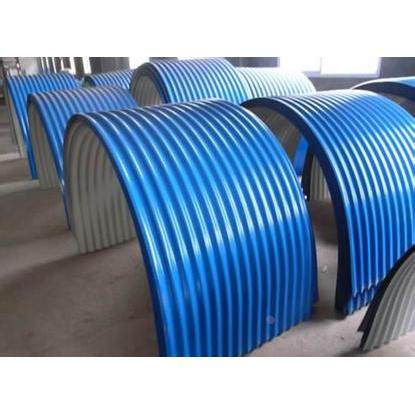 彩钢防雨罩，输送机防雨罩，皮带机胶带机防护罩1200mm异形可定制