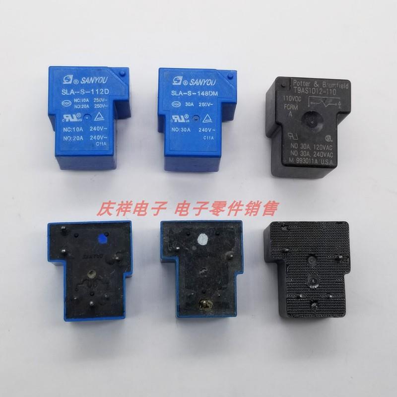 拆机T90 继电器 SLA-S-109D 112D 124D 124DM 148DM T9AS1D12-110