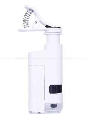 300-350倍倍率可调手机夹迷你变倍显微镜纺织印刷品放大镜 BU350X