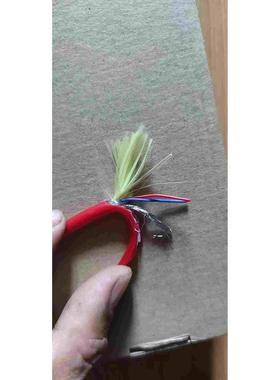 三芯加屏蔽耐拉电脑线外径5㎜红色整条50m内芯颜色红蓝透