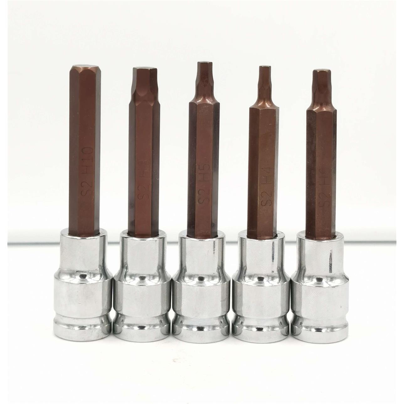 内六角套筒电动扳手螺丝刀S2组合加长1/2风炮转换旋转批头6角扳手