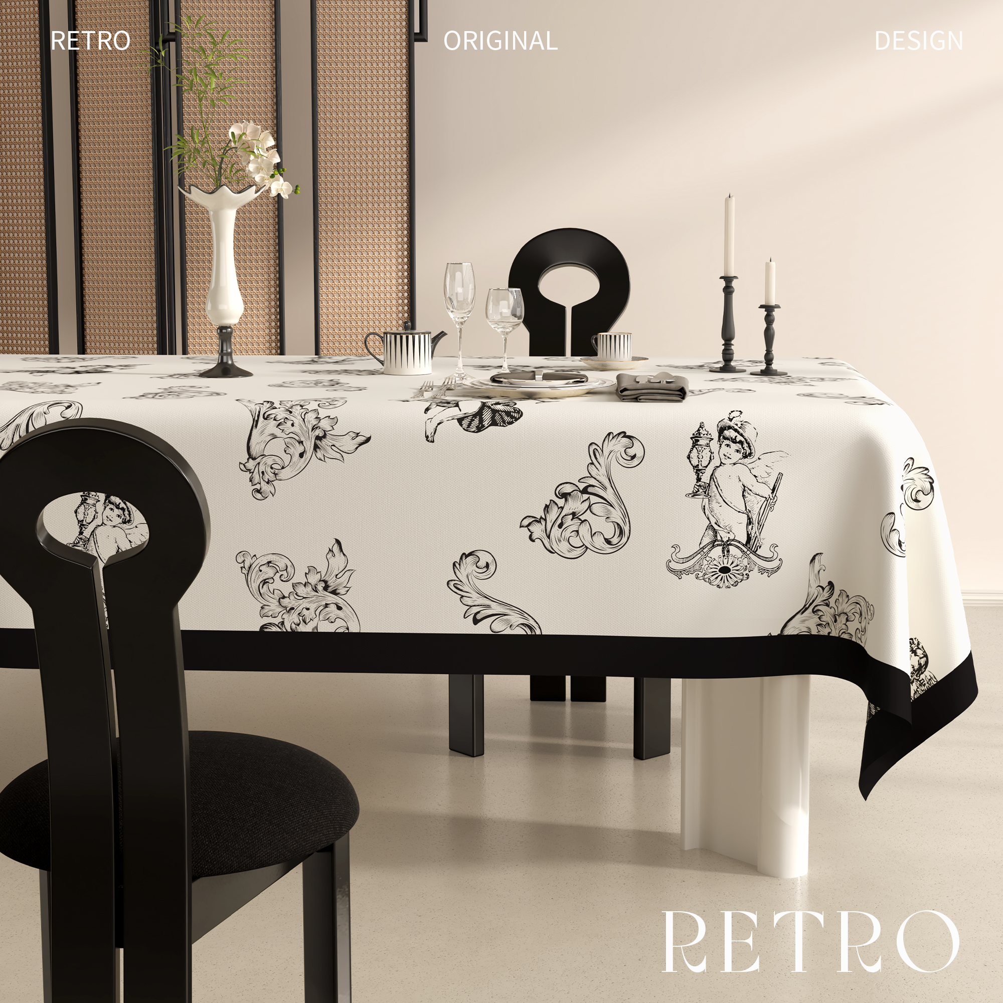 桌布免洗防水防油防烫家用长方形PVC餐桌布方桌书桌台布茶几桌垫