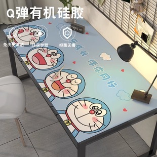 硅胶皮革护眼书桌垫子学生学习可爱卡通桌布环保写字台面保护垫子