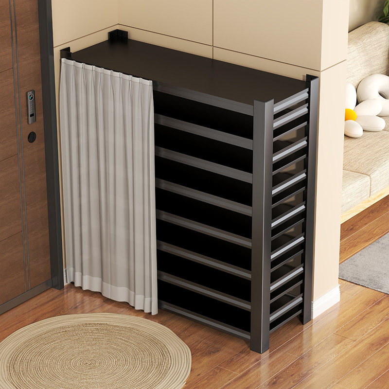 家用钢制鞋架入户门玄关置物架多功能简易落地收纳层架多层铁艺鞋,住宅家具,鞋柜,淘宝优惠券,粉丝福利购,淘宝优惠卷