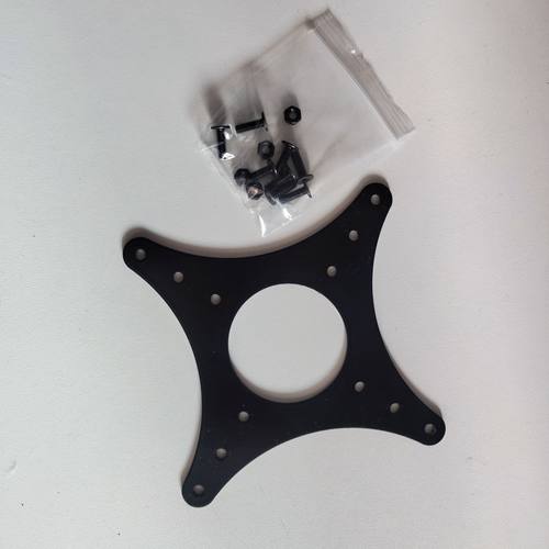 显示器用Vesa拓展板50*50和75*75转100*100机械臂扩充