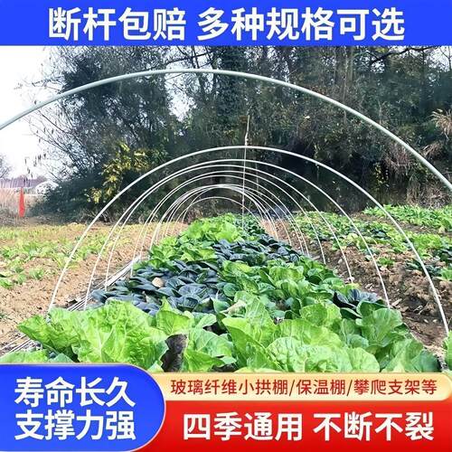 小拱棚支架杆玻璃纤维杆秧苗架杆